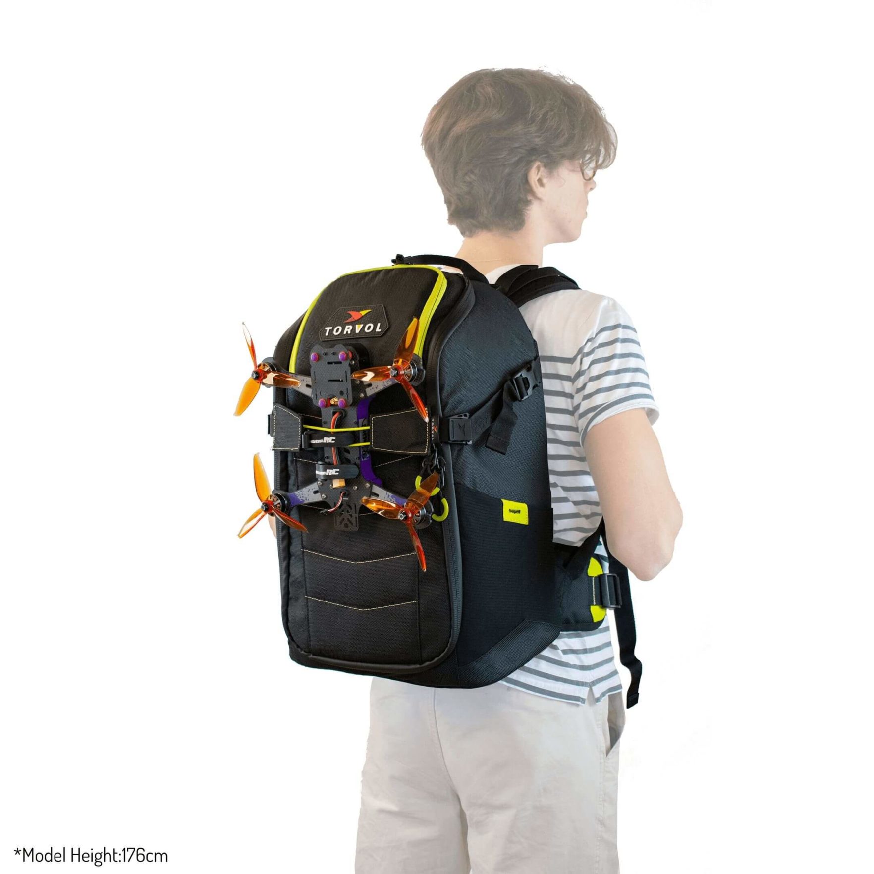 Quad-Strap - Black and Green - - Image 3